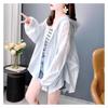 Hooded Hot Selling Comfortable Versatile Fashion Women's Loose Stripe Shirts Casual Loose Hot Selling Tops Long Sleeve