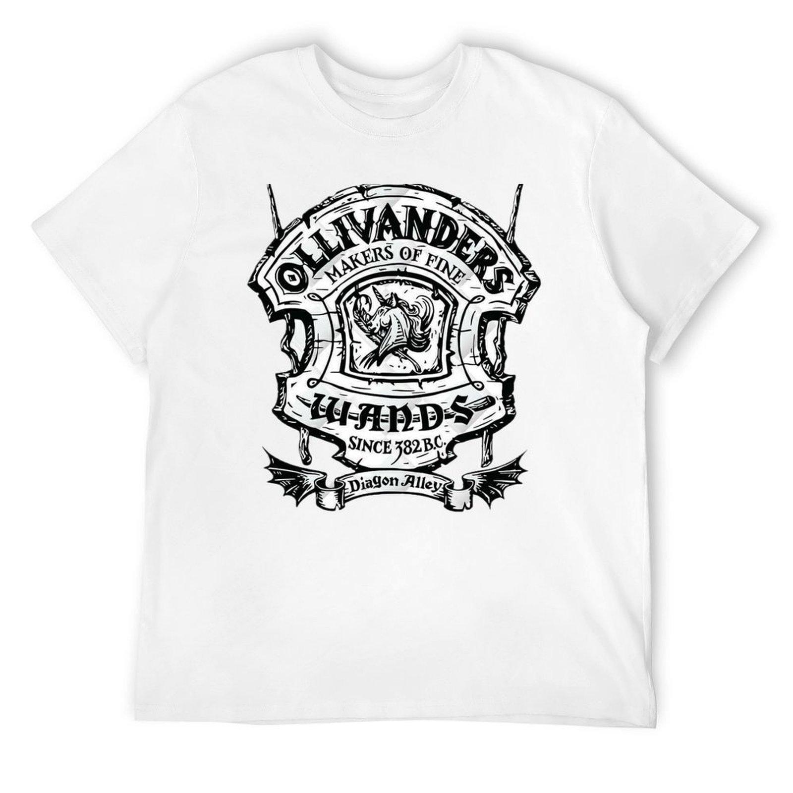 

ollivanders T-Shirt shirts graphic tee customizeds kawaii clothes shirts graphic tees plus size men clothing S