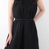 Imitation Leather Women Belt Versatile Solid Color Knotted Design Adjustable Waist Belt Shirt Dress Tops Accessories