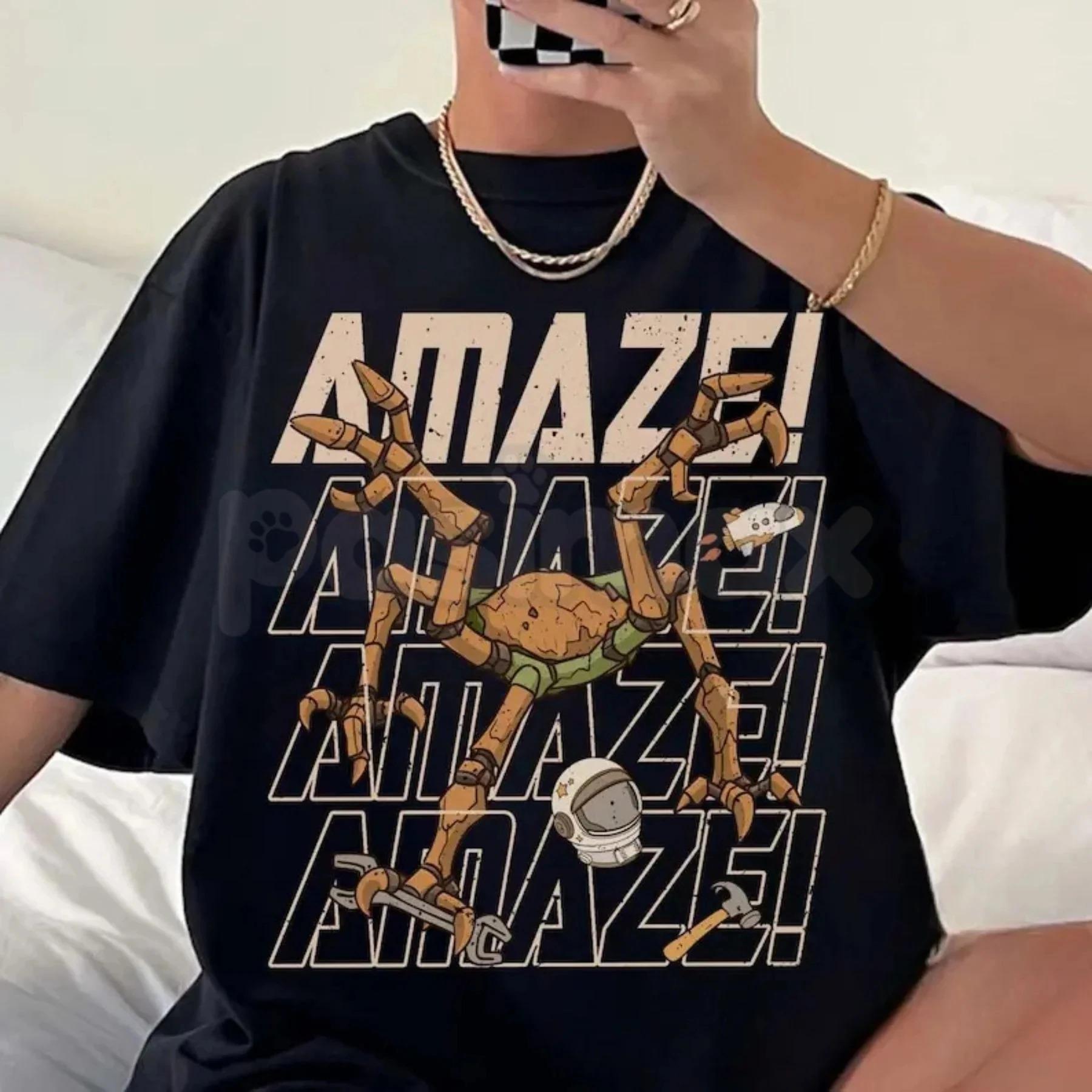 Movie Project Hail Mary Rocky AMAZE! Graphic Cotton Unisex Shirt Andy Weir 2026 Summer New Fashion Y2k Short Sleeve Tshirt 4XL