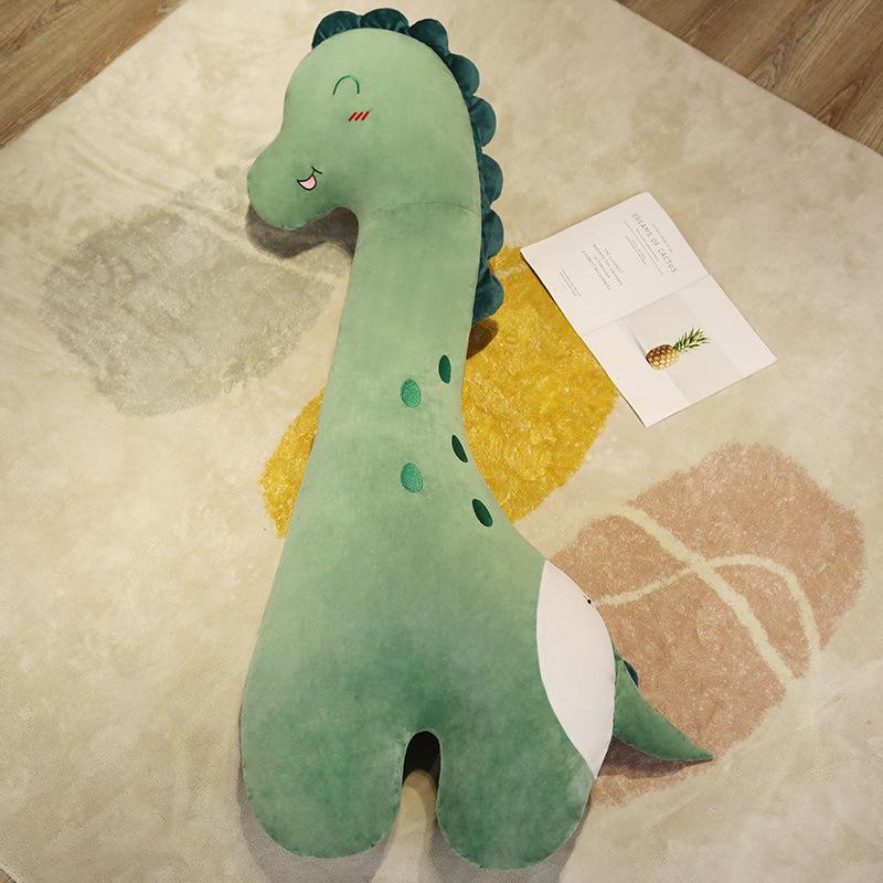 Large Dinosaur Pillow Plush Toy Unicorn Giraffe Doll Girl Sleeping Long Pillow Doll Ragdoll