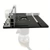 Woodworking Router Table Insert Plate Aluminum Alloy Router Metal Router Table Plate Metal Router System Kit Woodworking Tools