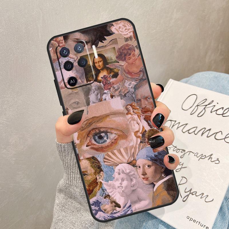 

Renaissance Famous painting Collage Case For Oppo A57 A17 A77 A18 A38 A58 A78 A98 A74 A54 A94 A80 A60 A40 A96 A76 A16 A15 A5 Pro OPPO A57s