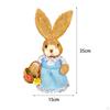 Bunny Figurine, DIY Material Package, Rabbit Statue, Parent Child Cute Easter Gift, Handmade Cartoon