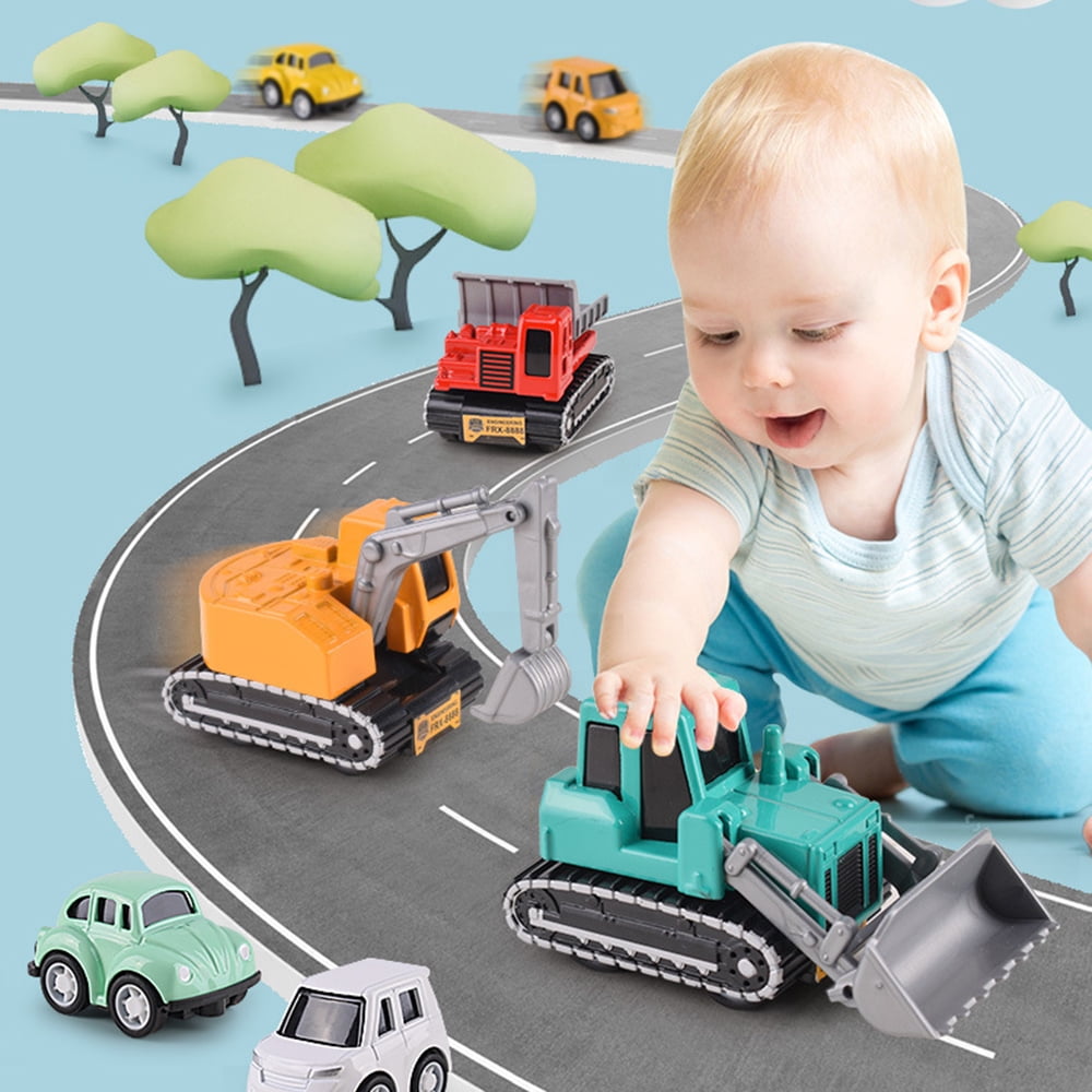 1/64 Alloy Car Miniature Engineering Vehicle Toy Airplane Model Boy Kids Toy Birthday Gift