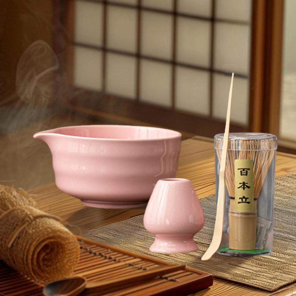 Ceramic Matcha Tools Set with Bowl And Accessories for Home Dining