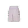 Water-Resistant Solid Soft Casual Shorts Women Shorts P326W075-0239