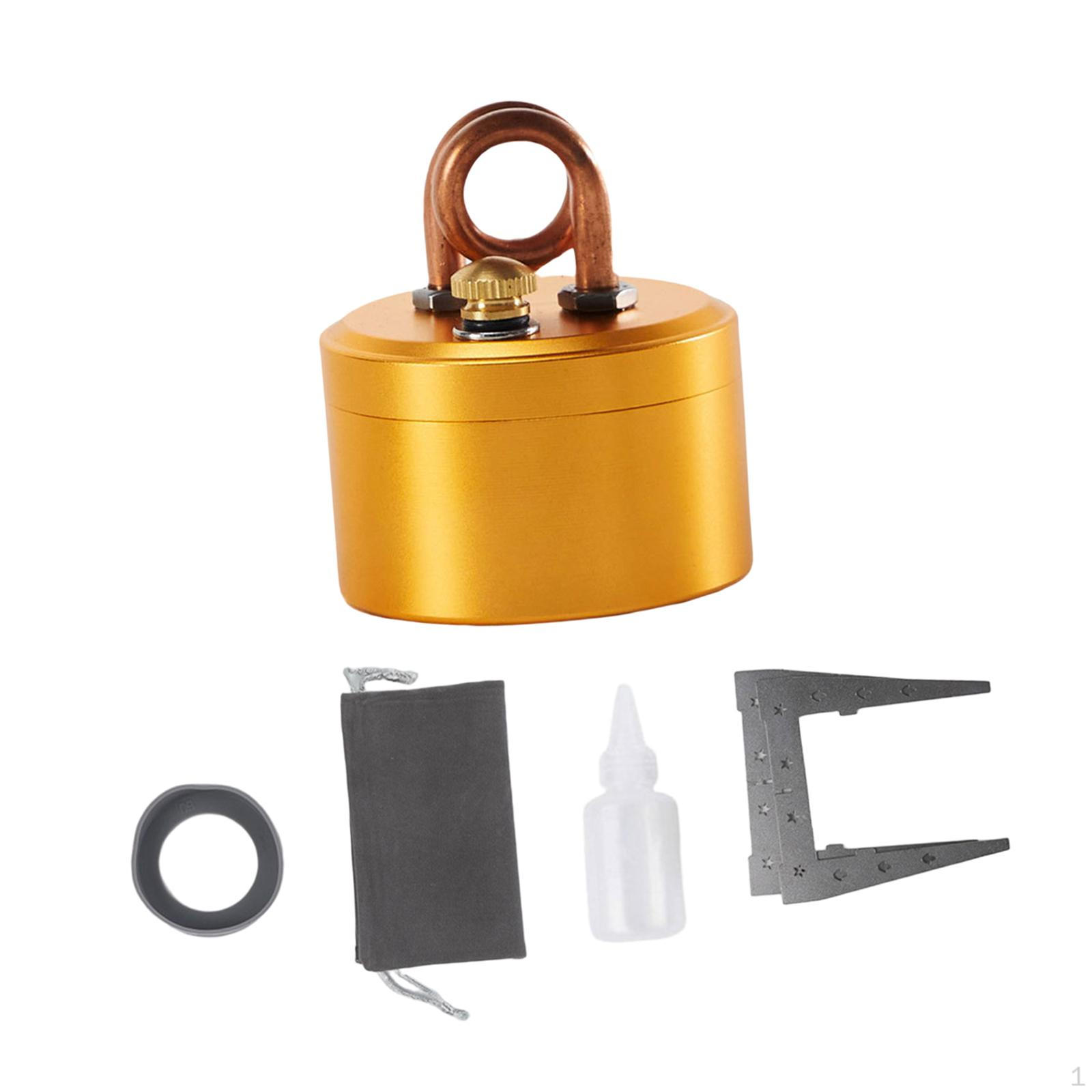 

Camping Burner Camp Furnace Efficient with Stand Storage Bag Small Spirit for Water золотой