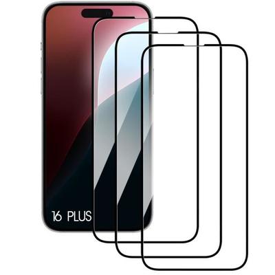 Tempered Glasses - BOOLING - for iPhone 16 Plus - 9H Protection - Anti-Scratch - Pack of 3