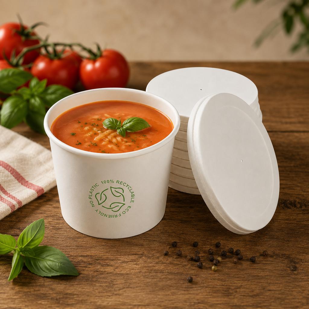 Paper Lids For Paper Containers/Bowls, Diameter , .