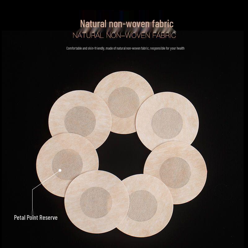 Seamless Disposable Nipple Covers: Breathable, Invisible, Non-Woven Fabric Pasties for Small Chest Anti-Exposure.