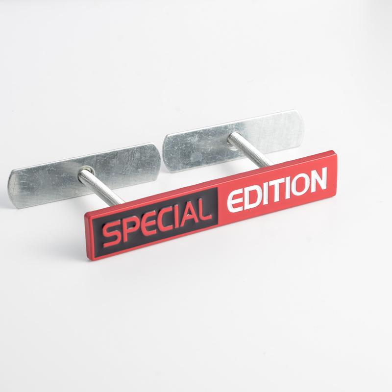 lsfc6 3D Metal Special Edition Logo Car Front Grille Emblem Rear Trunk Badge Decor Sticker For Toyota Ford Nissan Jeep Honda Opel Fiat
