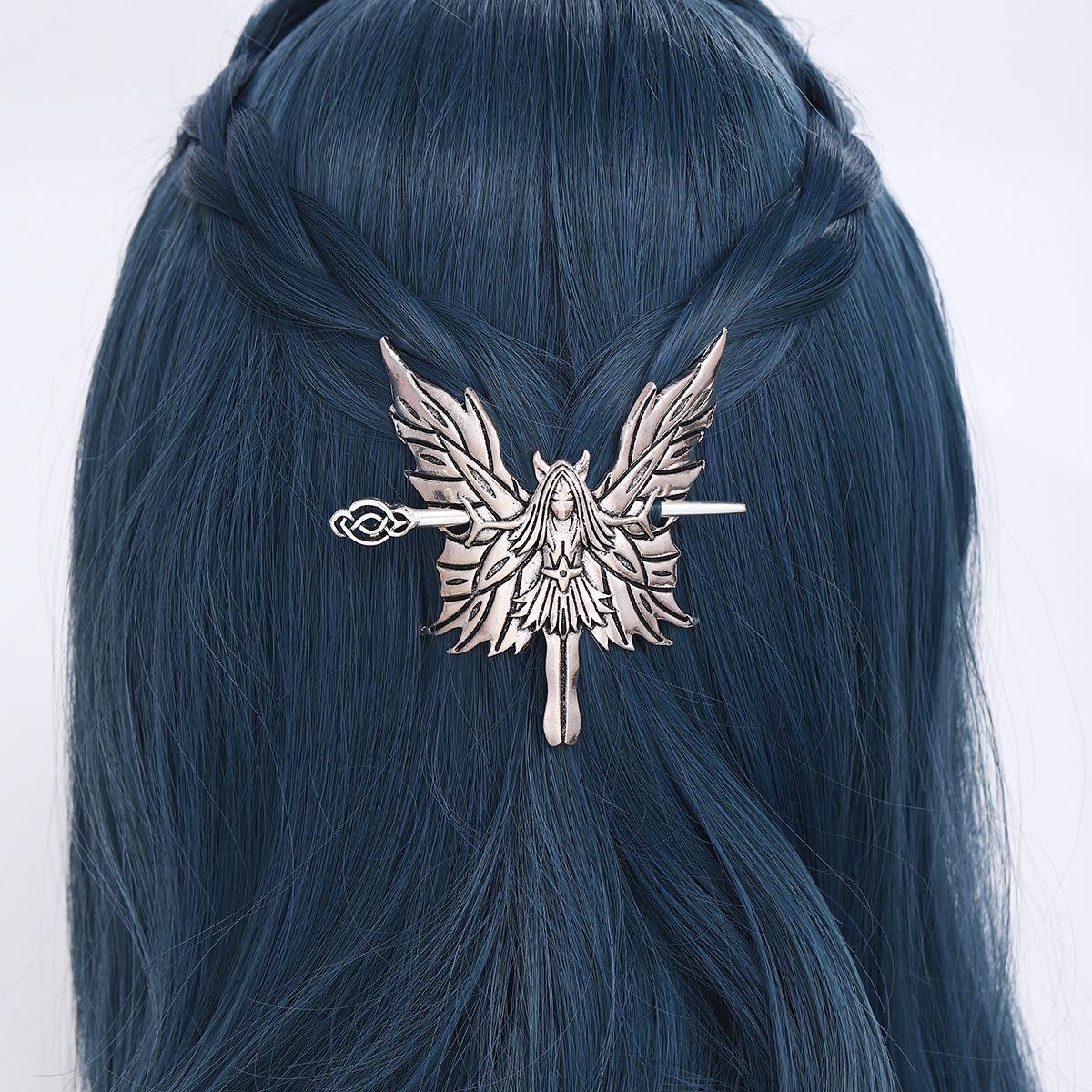 Viking Retro Butterfly Fairy Hair Stick Celtic Knot Hairpin Nordic Party Hair Accessory