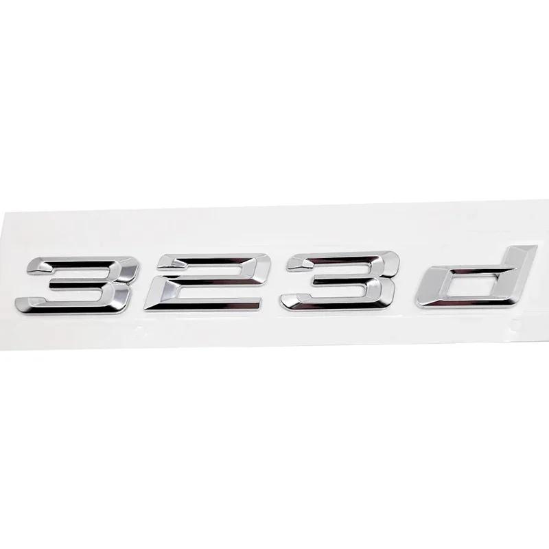 ABS Car Rear Trunk Letters Logo Badge Emblem Sticker For BMW 3 Series 318d 320d 325d 328d 330d 335d E46 E90 E91 F30 F31 F34 G20