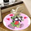 Marvin the Martian Chair Mat - Round Carpet for Home Decor, Office Use, and Gifts - Suitable for Bedrooms, Living Rooms, and Various Rooms0266b