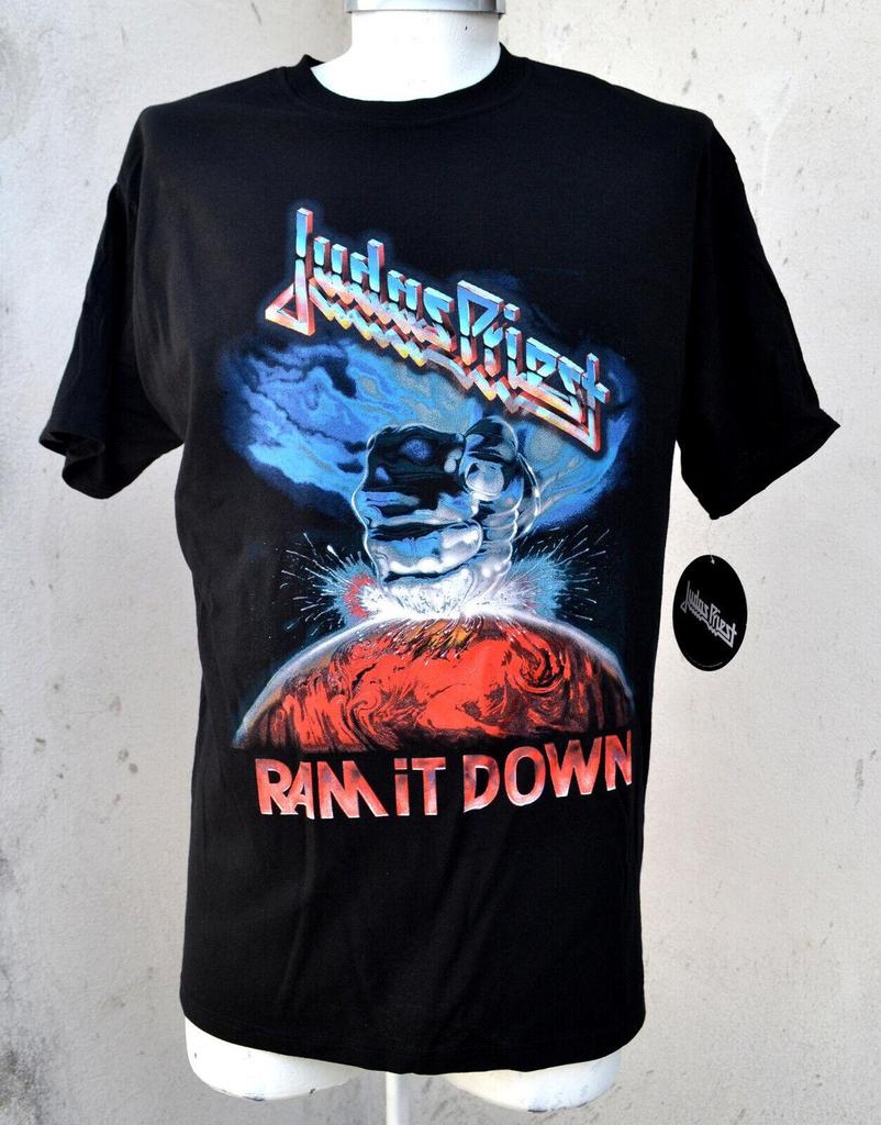 Vintage Heavy Metal Music Band Judas Priest Shirt Woman Man Summer Fashion Casual Cotton Graphic T Shirts Streetwear Tops Tee