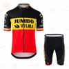 Mens Cycling Jersey Set Quick Dry Breathable Short Sleeve Bike Outfit Road Sportswear