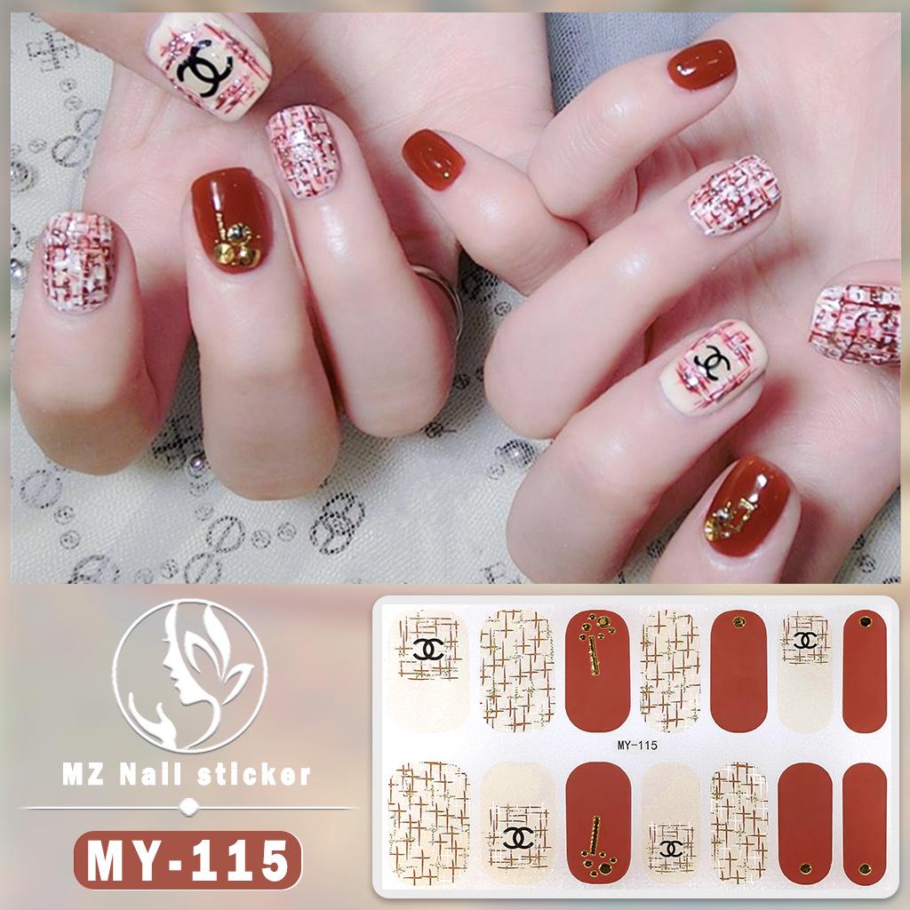 3D Waterproof Gel Nail Polish Film – Diamond & Laser Nail Art Stickers