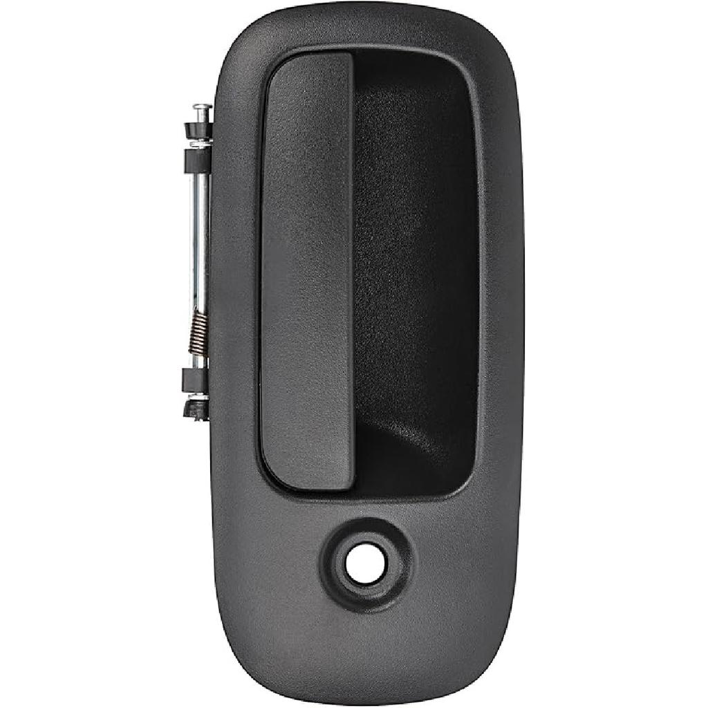 Exterior Door Handle Front Left Driver Side For 1996-2009 Chevy Express, GMC Savana 1500 2500 3500 4500 Van, Replaces 79320,W/Key Hole,Textured Black