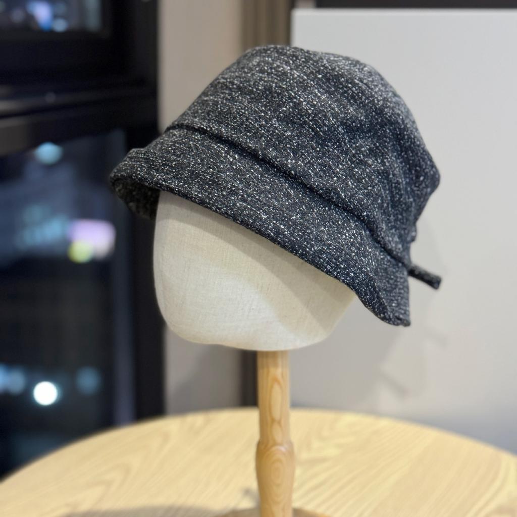 New Autumn and Winter Pleated Bow Fisherman Hat for Ladies Travel Fashion Face Showing Small Warm Basin Hat Foldable