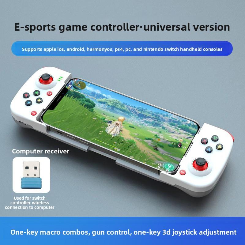 Mobile Gamepad D3 Android Ios Original Gott Stretch Bluetooth Essen Huhn Artefakt Presse Gun König Dress Up