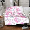 1pc My Melody blanket Lightweight Flannel Throw for Sofa Bed Travel Camping Livingroom Office Couch Chair
