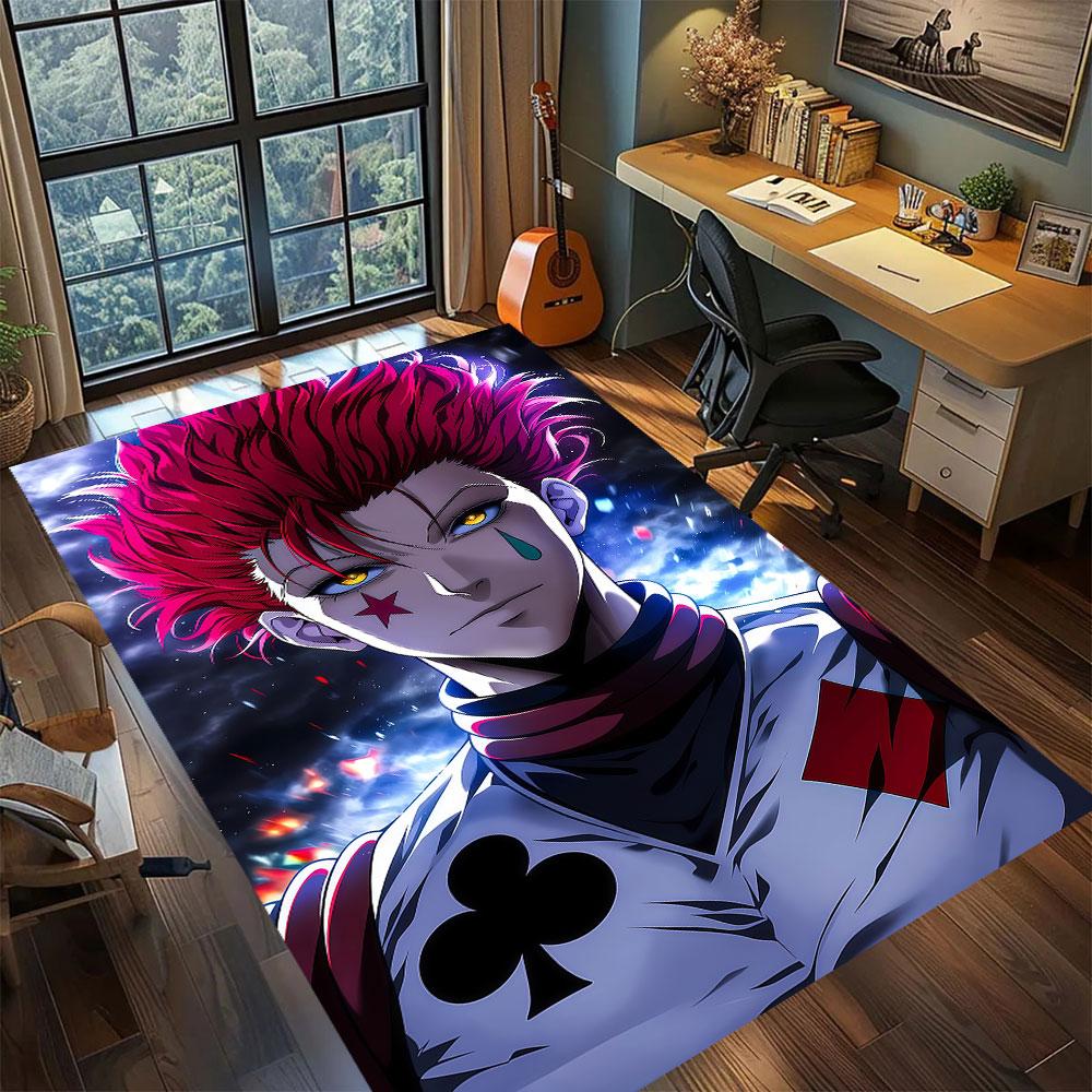 

Hunter anime character Carpet for Living Room Bedroom Home Decor Cool Movie Mat Play Floor Mat 60x90cm