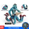 Marine Green Crab Monster Octopus Mythology Animal Action Figures Western Warcraft Warrior With Weapons Miniature Toys Kids Gift