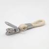 2025 Bathroom Towel Clips Braided Cotton Towel Clip with Metal Clamp 1PCS for Home Bathroom Kitchen Storage Pegs