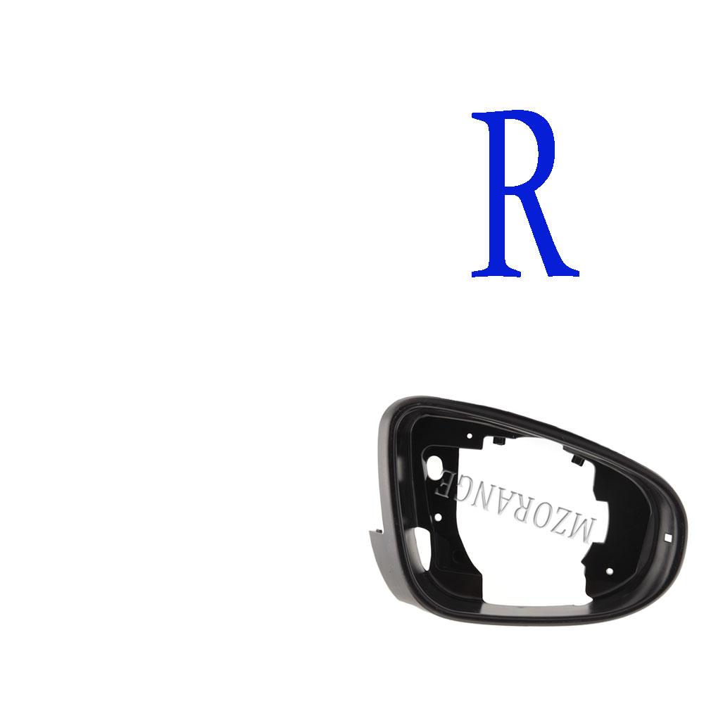 

Боковое зеркало с подогревом, стекло зеркала заднего вида, крышка для VW Golf 6 MK6 2009-2013, ярко-черная крышка корпуса зеркала с дверным крылом Frame R