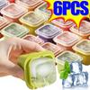 6-1pcs Creative Ice Cube Makers Square Ice Cube Moulds Reusable Mini Ice Cube Mold Whiskey Drink Freezing Gadgets Kitchen Tools