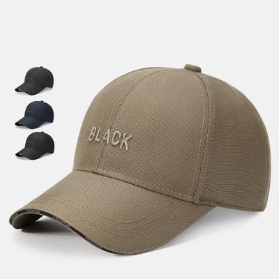Four Seasons Cap Middle-aged and Elderly Embroidered Baseball Cap Outdoor Sports Sunscreen Hat