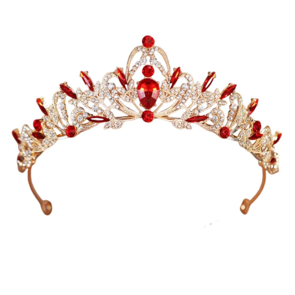 Crystal Queen Princess Crown Baroque Diadem Headwear Headband Bride Tiaras  Wedding Party