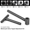 2Pcs/Set Carbon Steel Motorcycle Valve Tappet Adjustment Kit T Spanner  Motorcycle Scooter Accessory