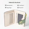 Slim PU Leather Short Wallet INS Multi-Cards Zipper Coin Purse Hasp Small Flowers Card Bag Wallet Zipper Hasp For Women Girl
