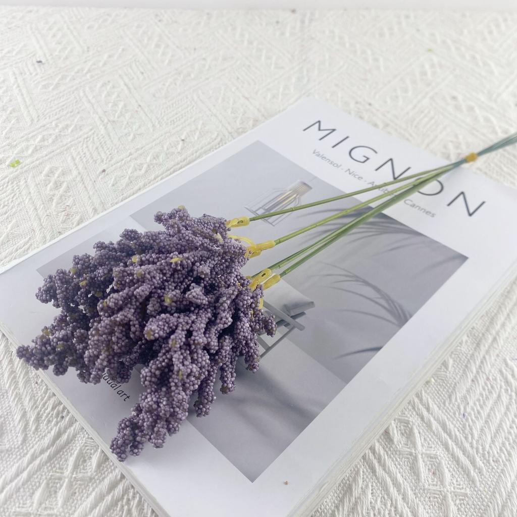 10pcs Direct Sales Plant Simulation Foam Tasong Wheat Ears Flower Home Flower Arrangement Living Room Dining Table Camping Decoration