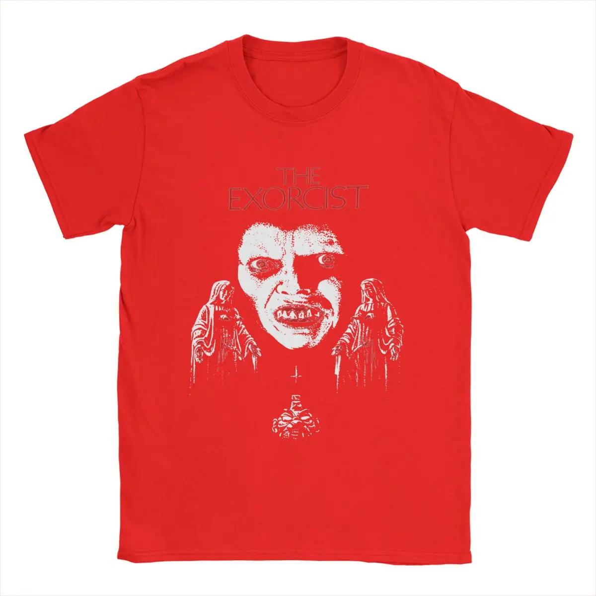 

2025 New Arrival fashion The Exorcist Horror TShirt for Unisex Novelty 100 Cotton Tee Shirt Round Neck Short Sleeve T Shirts Grap S