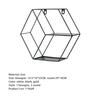 Storage Organizer Floating Geometric Figure Smooth Lines Creative Round Shape Storage Rack for Home