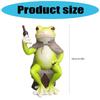 Handcrafted Frogs Statue Weather Resistant Resins Figurine For Yard Decoration Indoor and Outdoor Home Decors Ornament