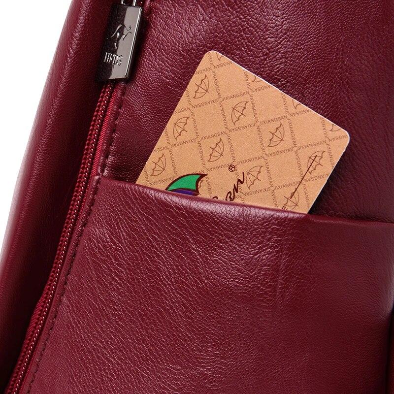 2024 neue Mode Anti Diebstahl Leder Tasche frauen Retro Schulter Tasche Große Kapazität Reise Rucksack