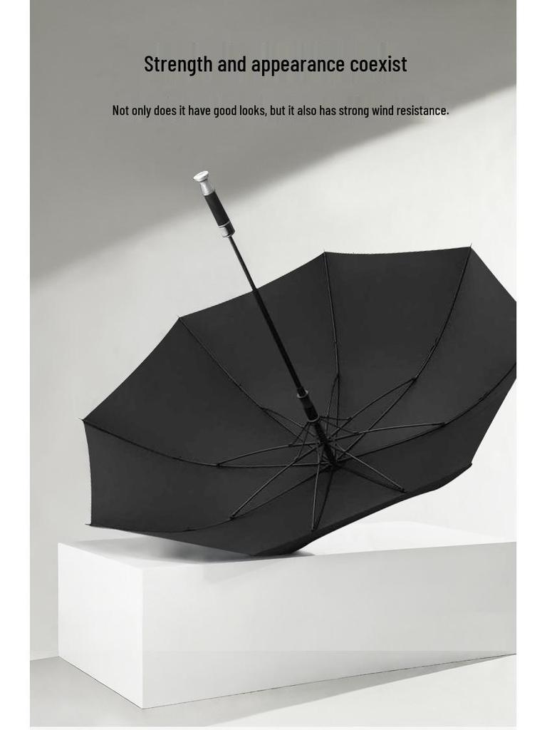 Rolls-Royce Double Golf Umbrella - Automatic Long Straight Umbrella for Sun and Rain, Ideal Gift with Custom Logo Print.