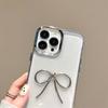 Luxury 3D Elegant Bow Glitter Phone Case for iPhone 16 15 14 13 12 11 Metal Camera Protection Shockproof & Scratch-Resistant Cover
