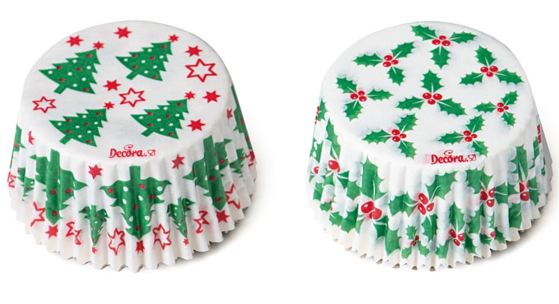Papilotki Do Muffinów Holly & Tree 50X32Mm 36 Szt