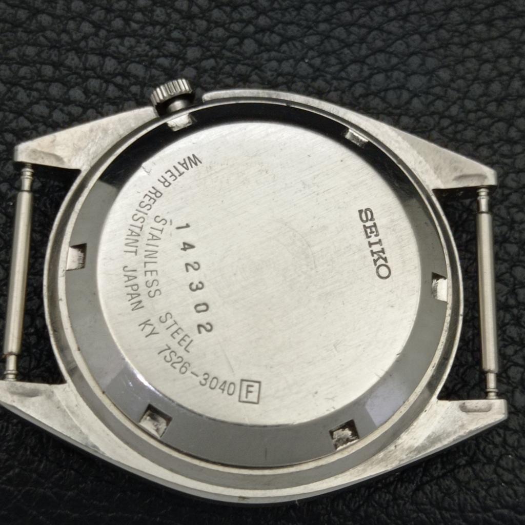 SEIKO 5 AUTOMATIC VINTAGE 7019A JAPAN MENS GOLDEN COLOR DIAL WATCH a702609-1 R209-a702609