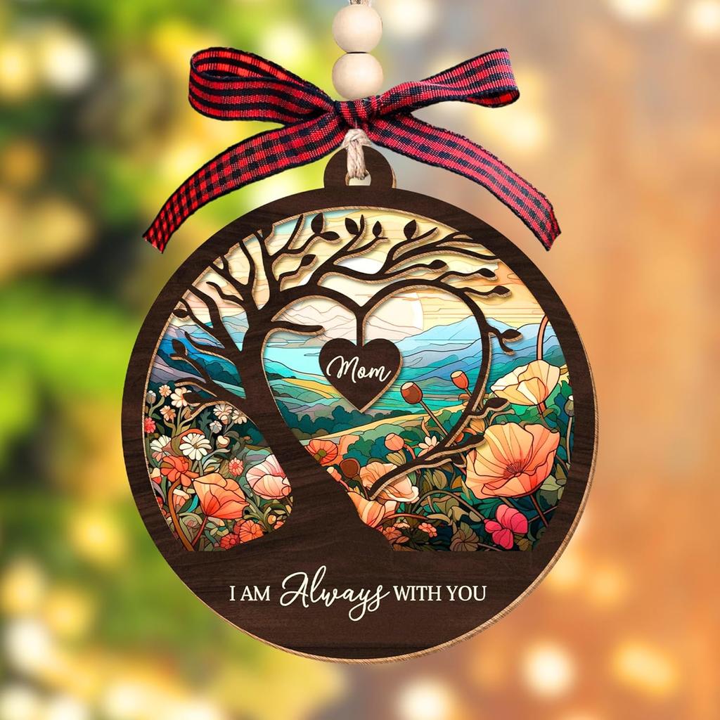 Pawzity Mom Memorial Ornament - Memorial Ornaments for Loss of Mom - Bereavement Gifts, in Memory of Mother Gifts - Remembrance, Sympathy Gift - 2