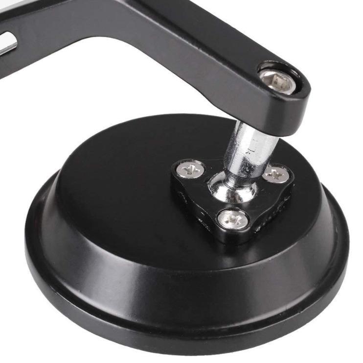 Motorcycle Mirrors Mounted On And On The Handlebar, Two Mounting Types, Mirror, Set