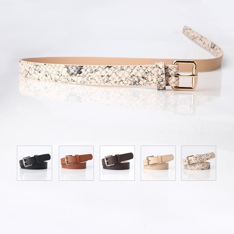 Fashionable Women's Versatile Dress Sweater Coat Decorative Belt Youth Jeans Belt Women's Belt