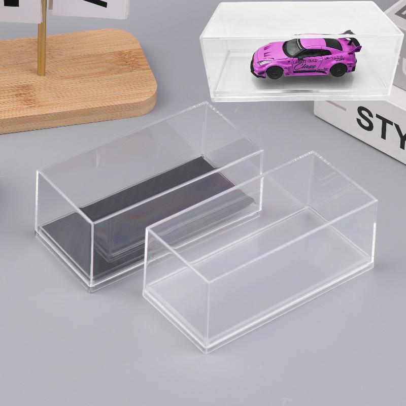 1 Stück Transparente Acryl Aufbewahrungsbox Praktische 1/64 Diecast Modellauto Displaybox DIY Staubdichtes Displayregal Spielzeug