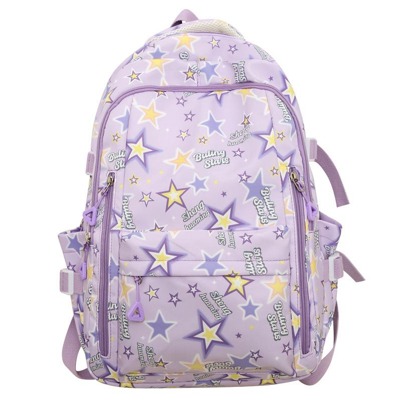 New Schoolbag Small Fresh Cute Girl Ins Japanese Cartoon Graffiti Junior High School High School Students Large Capacity Backpack