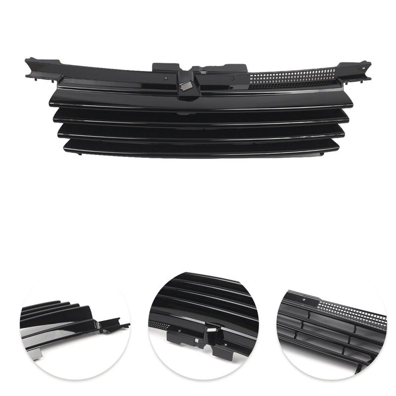 Front Grille Replace Parts 1J5853653E 1J5853651K Auto Accessories 1J5853655C Easy tallation for Bora MK4 Jetta MK4